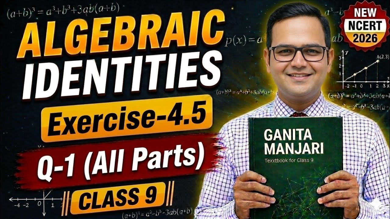 Ex-4.5 Q1 (All Parts) | Class 9 Maths | Chapter 4 Exploring Algebraic ...