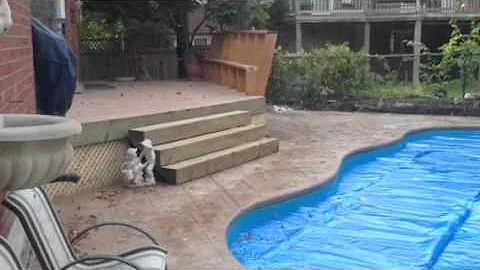 Easy Cantilever Coping Around A Fiberglass Pool Installation