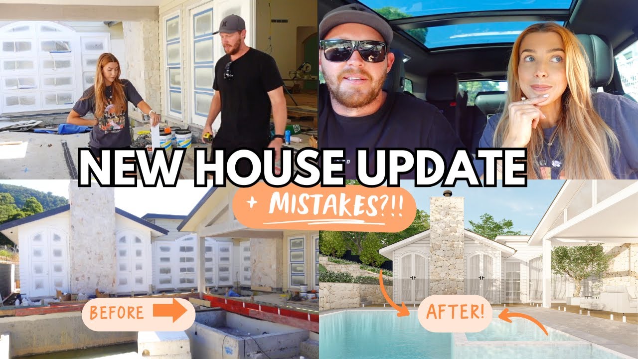 Building our dream home 🏠 complete house tour + construction updates ...