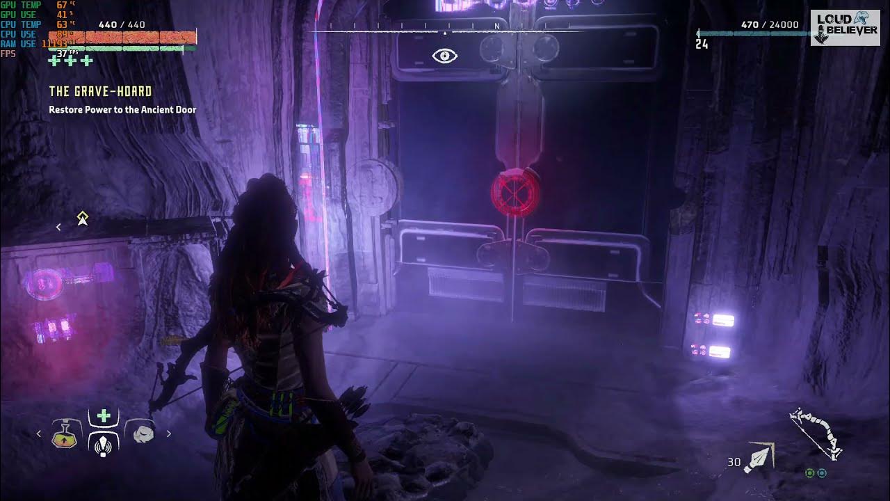The Grave Hoard Restore Power To The Ancient Door Restore Power to the Ancient Door (THE GRAVE - HOARD) in Horizon Zero