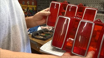 1969 Mustang LED taillight assembly install/w sequential blinker