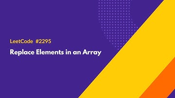 Replace Elements in an Array - LeetCode 2295 - Java Solution