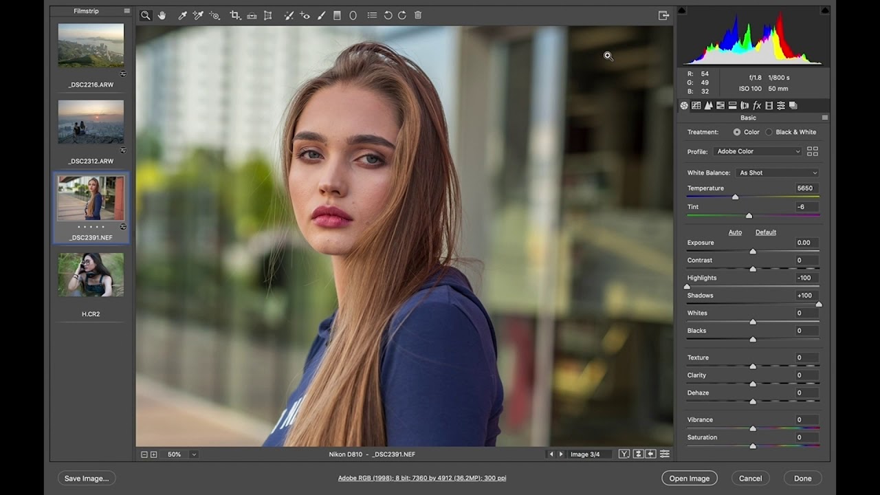 photoshopcc 2022 Update Bài 82: Camera Raw: Exposure và White Balance | Làm Chủ Photoshop CC 2018