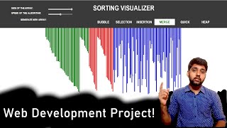 SORTING VISUALIZER - One of my coolest projects to date!(software projects for resume)