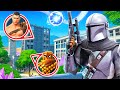 Le MANDALORIEN fait un CACHE CACHE sur FORTNITE