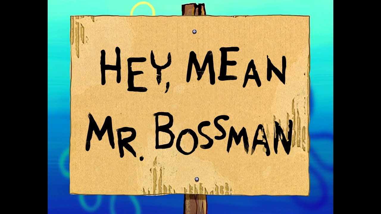 Hey, Mean Mr. Bossman [Instrumental] - SpongeBob Soundtrack - YouTube