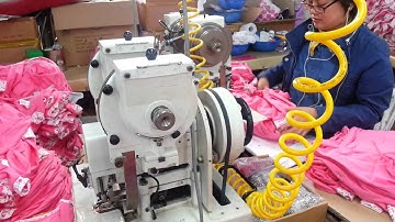 SM600-N Prong snap button attaching machine #buttonattachingmachine #garmentindustry