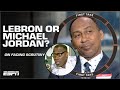 🚨 LAUGHABLE! 🚨 Stephen A. RIPS Shannon Sharpe’s LeBron vs. Michael thoughts! | First Take