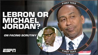 🚨 LAUGHABLE! 🚨 Stephen A. RIPS Shannon Sharpe’s LeBron vs. Michael thoughts! | First Take