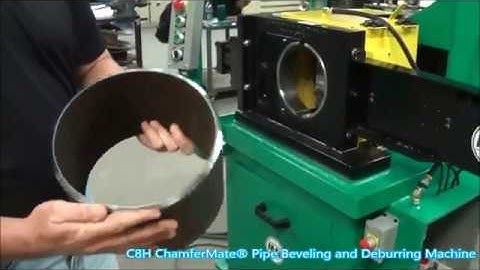 High Volume Pipe Beveling Machine, Heavy Output Pipe Beveling, C8H CHamferMate Pipe Beveling Machine