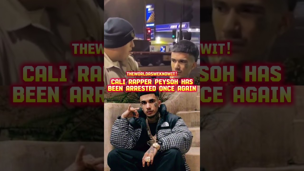 Peysoh has been arrested again in 2025 November! 