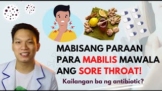 Gamot Sa Sore Throat Well-Explained Tagalog Health Tips