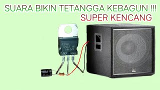 BUAT AMPLIMINI SATU TRANSISTOR TIP 41C SUARA SUPER DUPER KENCANG