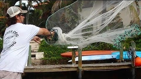Super Slow Motion Cast Net Throw