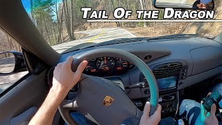Driving the Porsche 911 on Tail of the Dragon - 996 Almost Stranded Us (POV Binaural Audio)