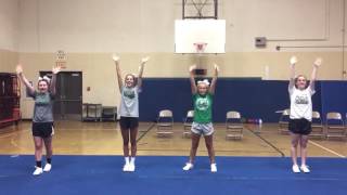 Mini Cheer Camp Cheer Front View