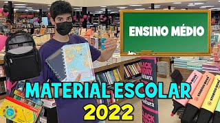 COMPRANDO MEU MATERIAL ESCOLAR DO ENSINO MÉDIO 2022 | PEDRO MAIA