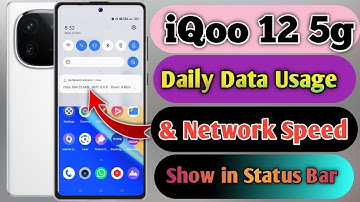how to show daily data usage in iqoo 12 5g | iqoo 12 5g Show daily data usage