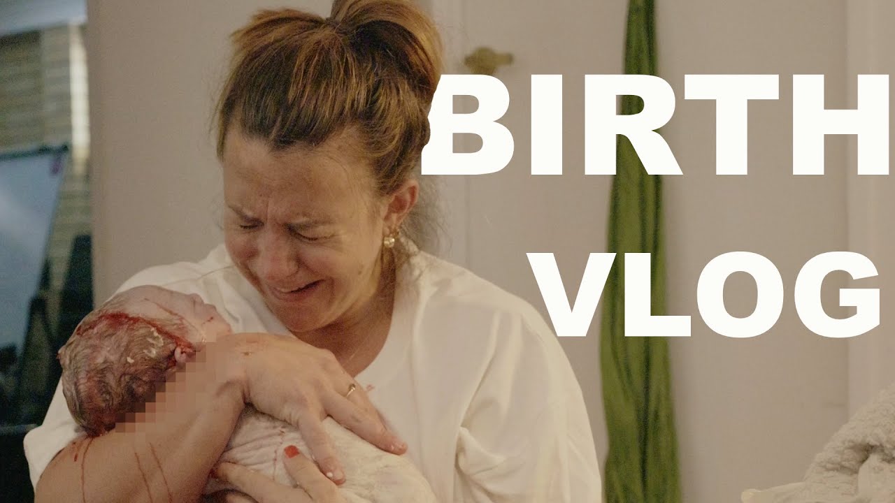 FREEBIRTH BIRTH VLOG | we didn't make the hospital | Real & Raw