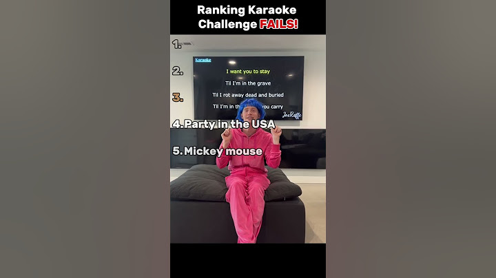 Ranking TOP 5 Karaoke Challenge FAILS!😂