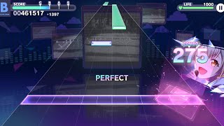 Marionette Dancer Expert All Perfect Project Sekai
Difficulty: 25
Producer Hiiragi’s song, another swing beat based song just like the previous new song add, this time a little bit faster and harder patterns, that are much tighter spaced. Marionette Dancer Expert All Perfect Project Sekai