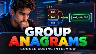 Google Coding Interview Mock | Group Anagrams (LeetCode)