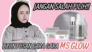 MUKA BRUNTUSAN GARA GARA MS GLOW | JANGAN SALAH PILIH INI PERBEDAAN WHITENING SERIES !!!