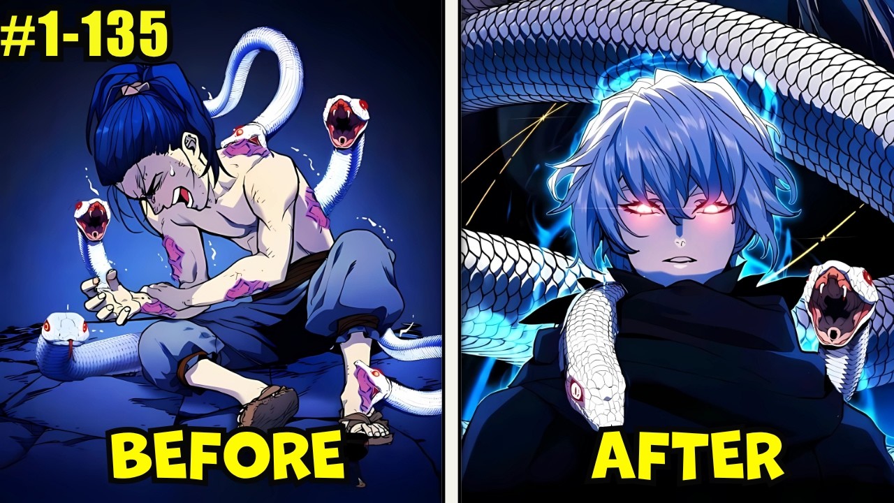 (1-135) He Was Locked with Snakes and Their Bites Made Him the Strongest! - Manhwa Recap