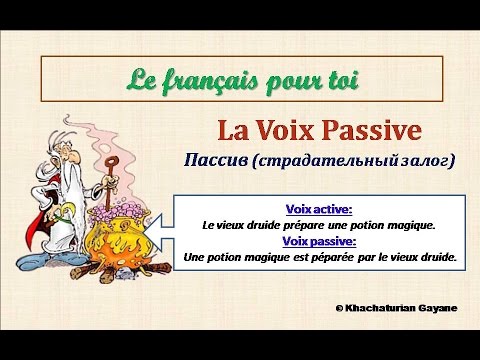 Уроки французского #80: Пассив (страдательный залог) - La voix passive. Предлоги " de " и " par "