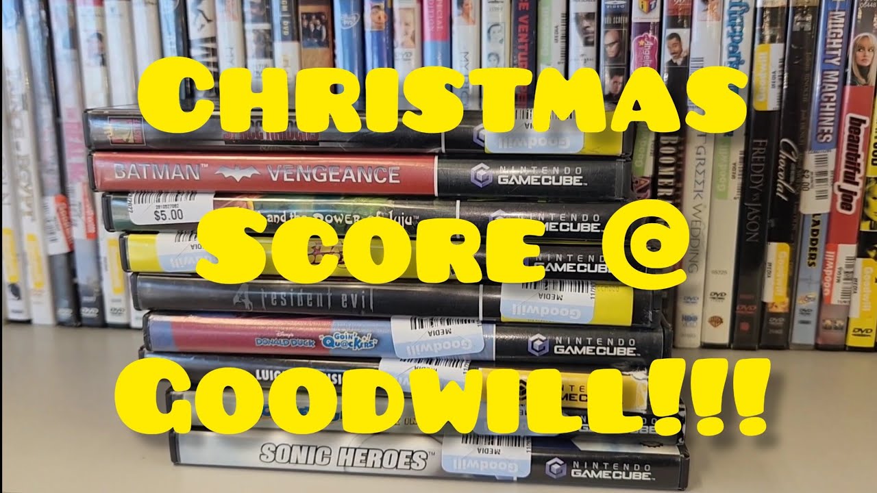 Live Video Game Hunting Christmas eve score at Goodwill!!! YouTube