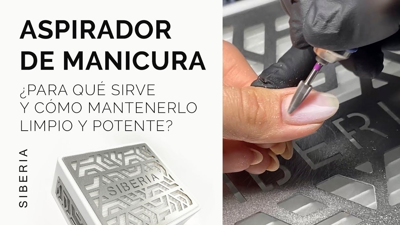 ¿Cómo limpiar el aspirador de manicura?