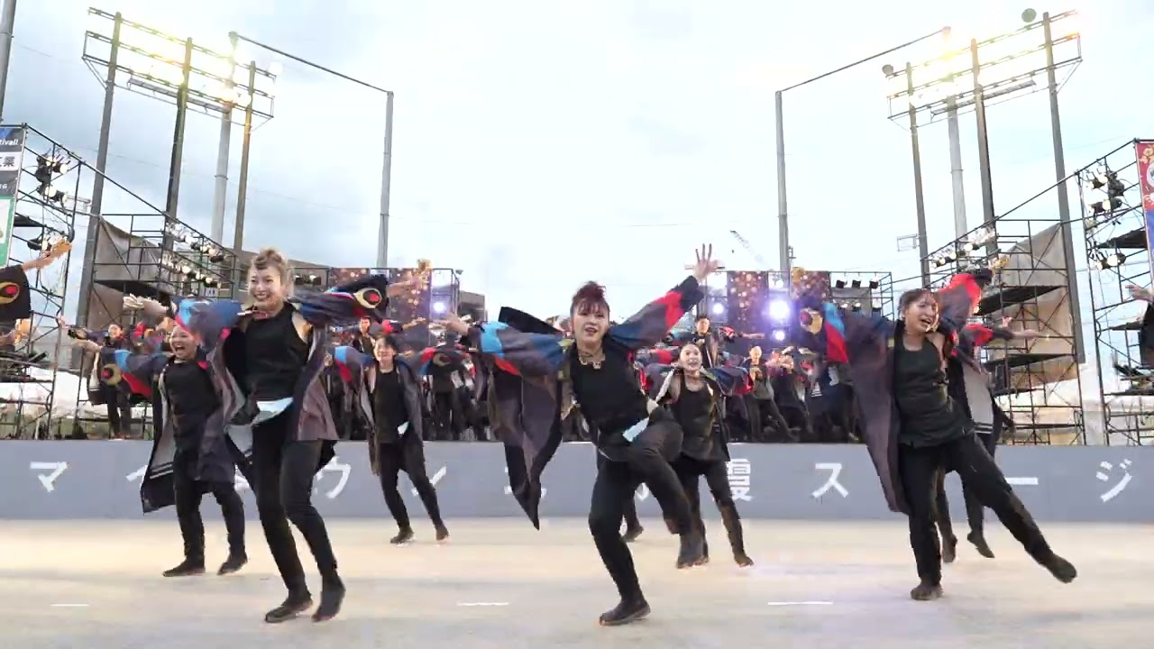 霞童　ファイナルステージ審査　第42回 朝霞市民まつり「彩夏祭」関八州よさこいフェスタ　　2025年8月3日　マイタウン北朝霞ステージ