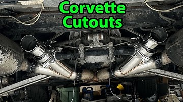 C4 Corvette Stuck O2 Sensor Replacement + Exhaust Cutout Install