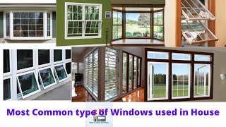 Most Common Types of Window used in House | house window design outside | window design simple