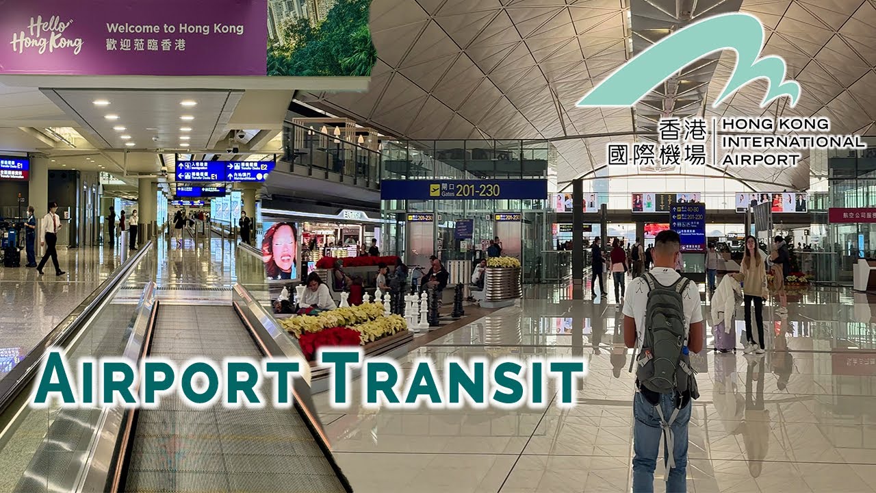 Airport Transit: WALK TOUR | Hong Kong International Airport 🇭🇰