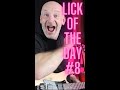 #Shorts CRAZY MELODIC SWEEP PICKING ALTERNATE PICKING ROCK METAL BLUES SHRED GUITAR LICK 8