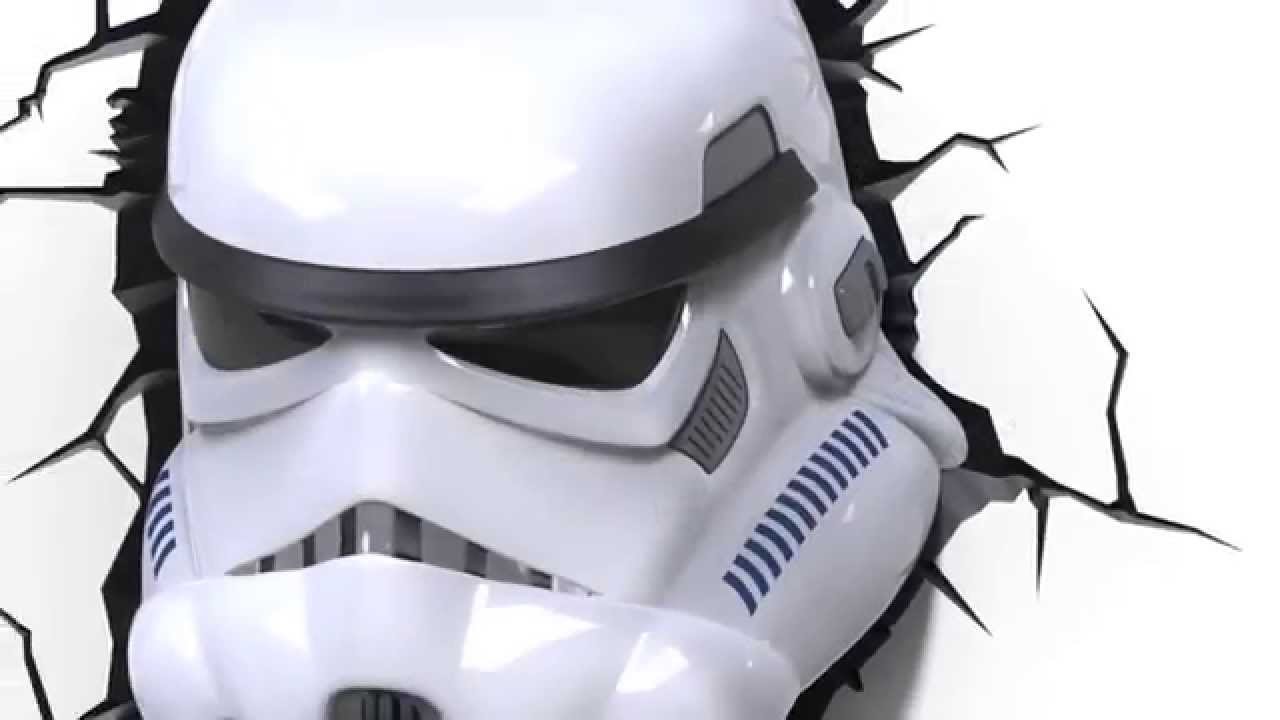 Lámpara 3D Stormtrooper Star Wars 