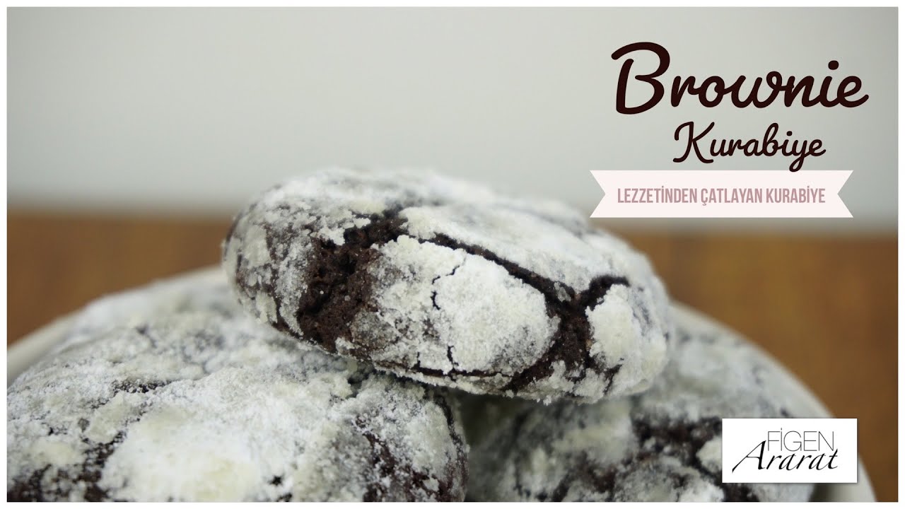 Lezzetinden çatlayan Brownie kurabiye / çay saati tarifleri / Figen