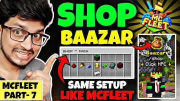 How to add Shop Baazar like Mcfleet in Aternos | Best Shop Plugin Minecraft | EconomyShopGUI