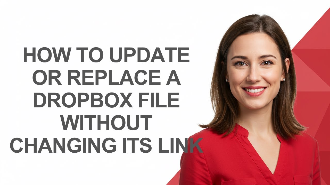 How to Update Or Replace a Dropbox File Without Changing Its Link ...