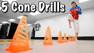 Cone Drills to Improve TKD Footwork