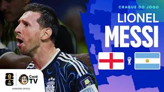 ELE NÃO DESISTE NUNCA! TODOS OS LANCES DE LIONEL MESSI EM INGLATERRA X ARGENTINA | COPA DO MUNDO