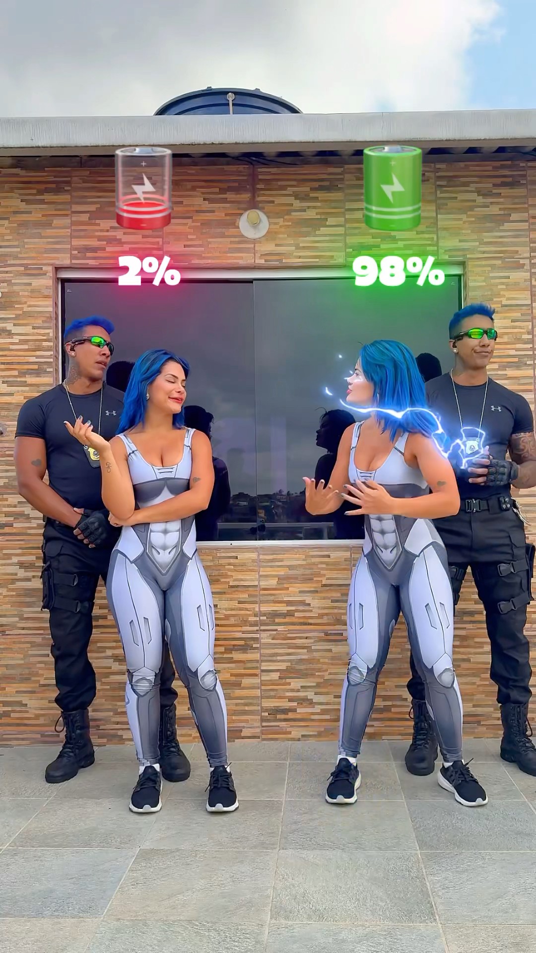 Quantos % está sua bateria? ?? @ApolloSant #entretenimento #dance #notmyproblem