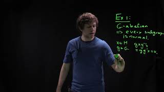 Group Theory, lecture 3.3: Normal subgroups