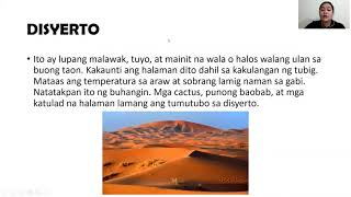AP8 Pagpapahalaga ng Anyong Lupa at Anyong Tubig AP8 Pagpapahalaga ng Anyong Lupa at Anyong Tubig