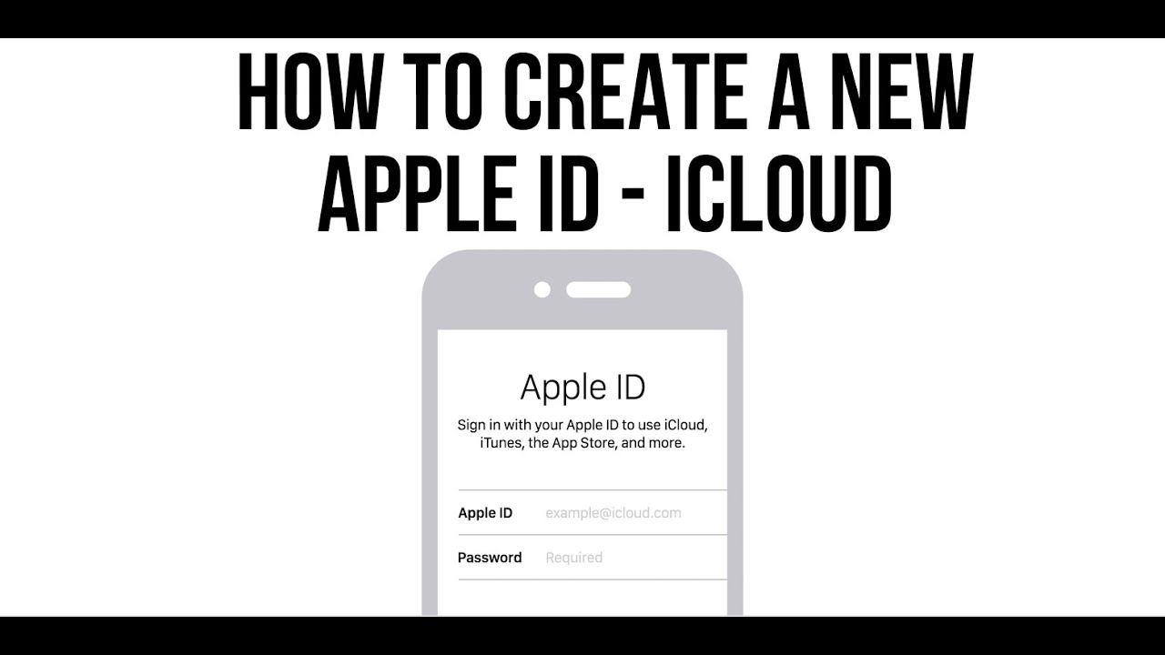 How To Create a New Apple Id and iCloud by HTChannel - YouTube
