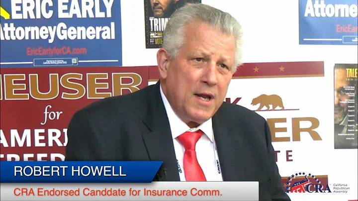 Robert Howell, Candidate for State Insurance Commi...