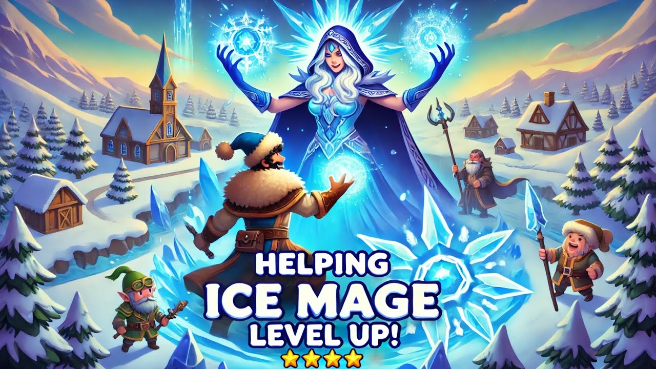 Powering Up the Ice Mage: Villagers and Heroes Adventure!