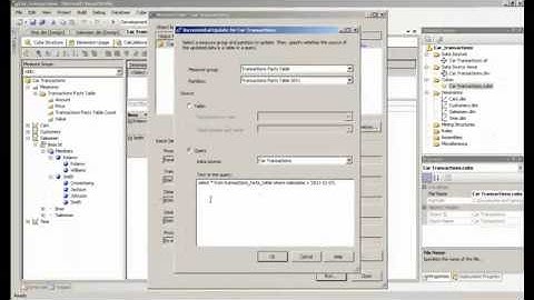 Analysis Services Tutorial - Processing (Lesson 5)