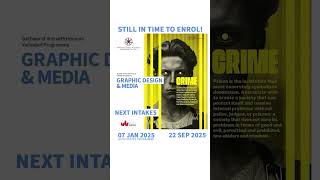 Join Our Graphic Design & Media Accelerated Programme In January